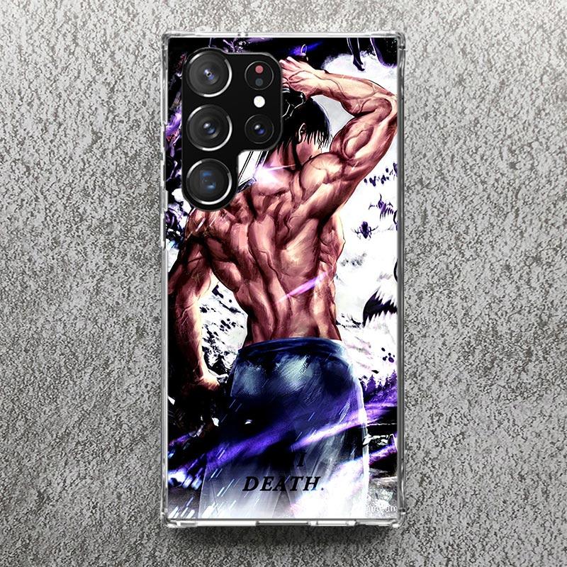 Kaisen J-Jujutsu Fushiguro Toji Print Soft Case for Samsung Galaxy S25 Edge S24 S23 S22 Ultra S21 Plus S20 FE Phone Shell S10 +