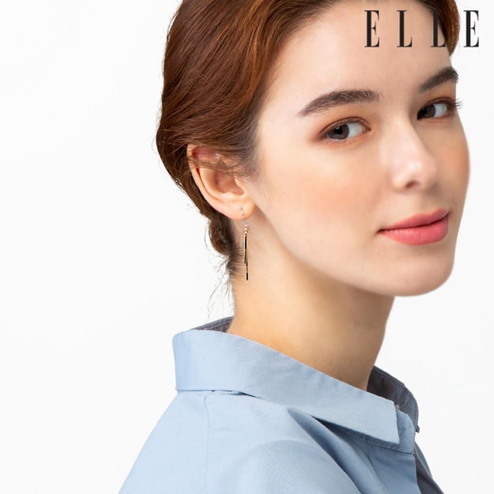 Silver Stick Drop Earrings ELSPEE350