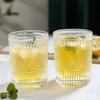 Sunflower Embossed Glass Cup Set - Elegant High-End Design for Women, Perfect for Milk & Tea