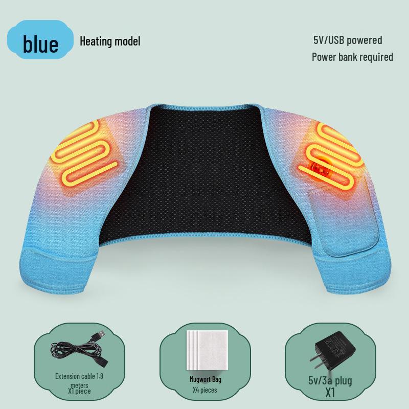 Heated Massage Shoulder and Neck Camisole for Men & Women - Warm Compress Therapy for Cold Protection