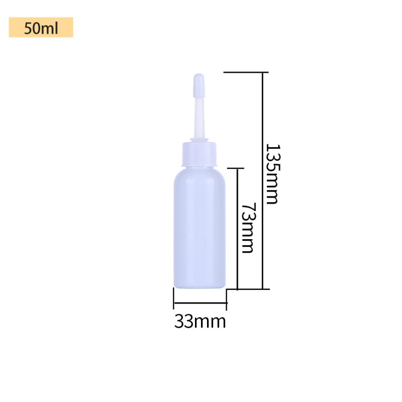 30ml-120ml Empty Leakproof Squeeze Tip Bottle Portable PET Pet Ear Liquid Dispensing Bottle for Travel Use