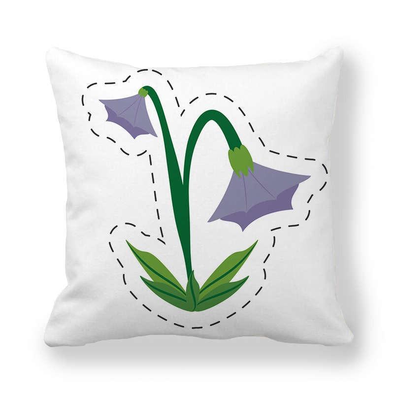 

Juste de coussin de voiture de канапе де комод, роскошное украшение интерьера, тайе д ореллер, аниме-арт, цветочный мотив 40x40cm