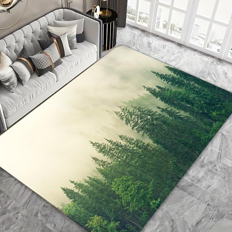 1PC Forest Kitchen Rugs Non-Slip Home Door Mats Pop design Bathroom Rugs Bath Mat Carpet for Home Sink Laundry Decor