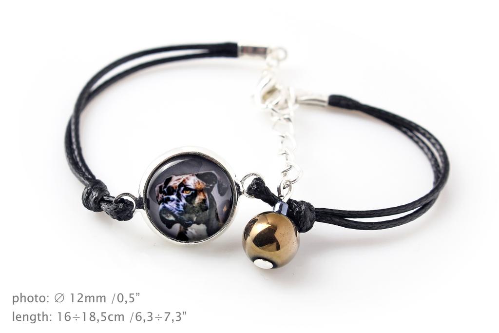 Boxer, German Boxer I - Bracelet with Your Photo Handmade, Unique Jewelry from the Art-Dog Brand