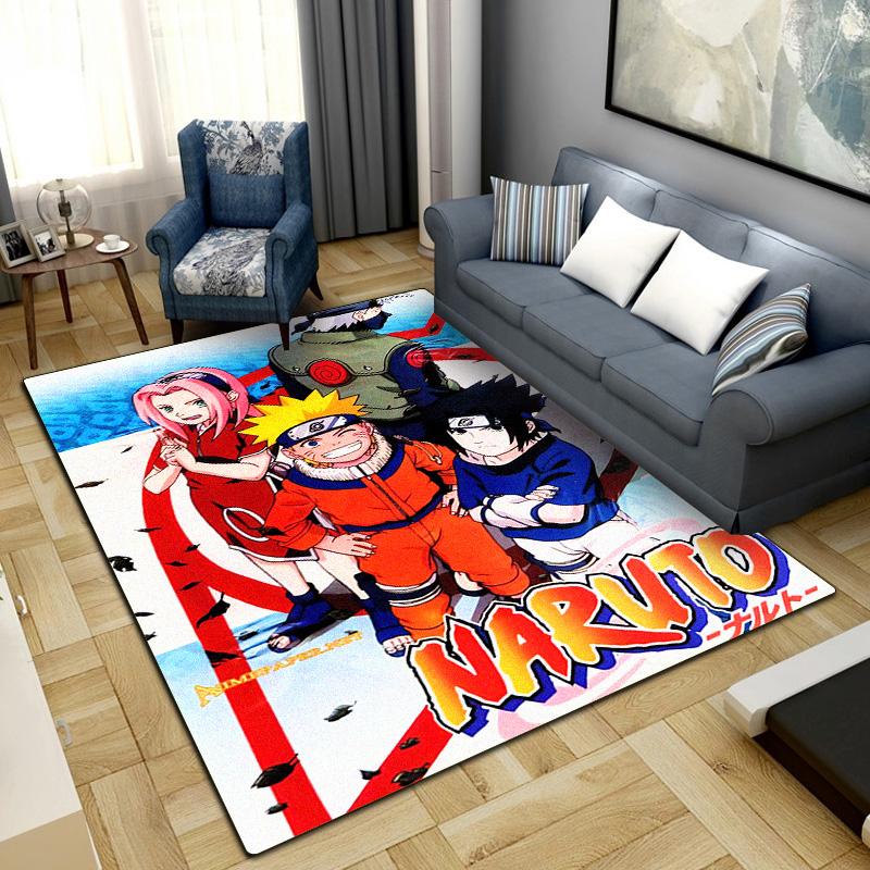 Anime-Naruto  Area Carpet for Living Room Bedroom Home Decor Cool Movie Mat Floor Mat -LXR43