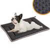 Washable Double Sided Pet Bed Dog Crate Pad Mat Plush Puppy Cats Pillows for Medium Dogs Soft Fluffy Dog Carpet, Suit For Winter