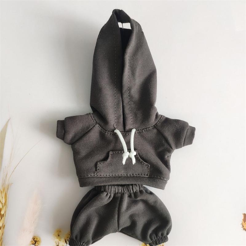 

Labubu Casual Sweatsuit Set - Comfy Labubu Clothes for 15/17cm Dolls Featuring Ribbed Hem Details