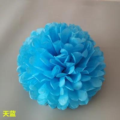 10-35cm Tissue Paper Pompoms Wedding Decorative Paper Flowers Ball Baby Shower Birthday Party Decoration paper pom poms DIY