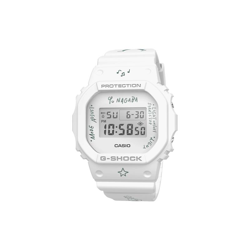 

Casio CASIOG-SQUAD Series Nagaba Yu x G-Shock White 200m Waterproof Quartz Movement Resin Strap Japanese and Korean Watch Men s Watch White DWE-5610YU білий