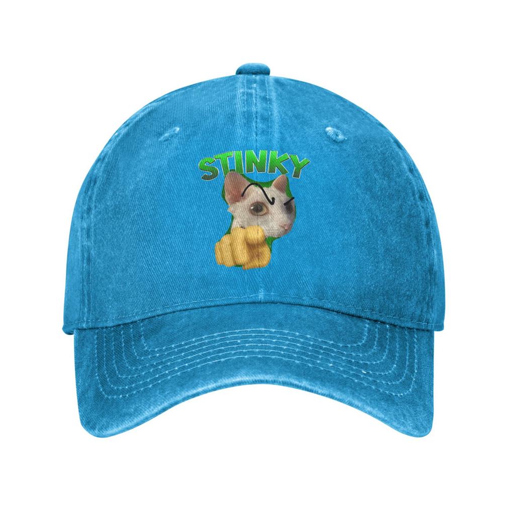 Unisex Stinky Funny Cat Meme Cap Merch Baseball Cap Fashion Trucker Hats Adjustable