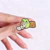 Wish List Cookie Frog Badge Stack Of Biscuits Froggy Enamel Pins Sweet Cartoon Animal Memes Brooch Accessories Decor