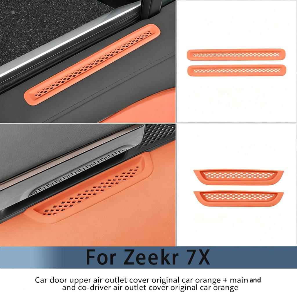 For NEW Zeekr 7X 25-26 Driver Passenger Center Control Air Outlet Protective Cover Air Conditioning Protective Cover