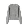 Semir Knitwear Women's Crew Neck Moderate Straight Fit 101725106004