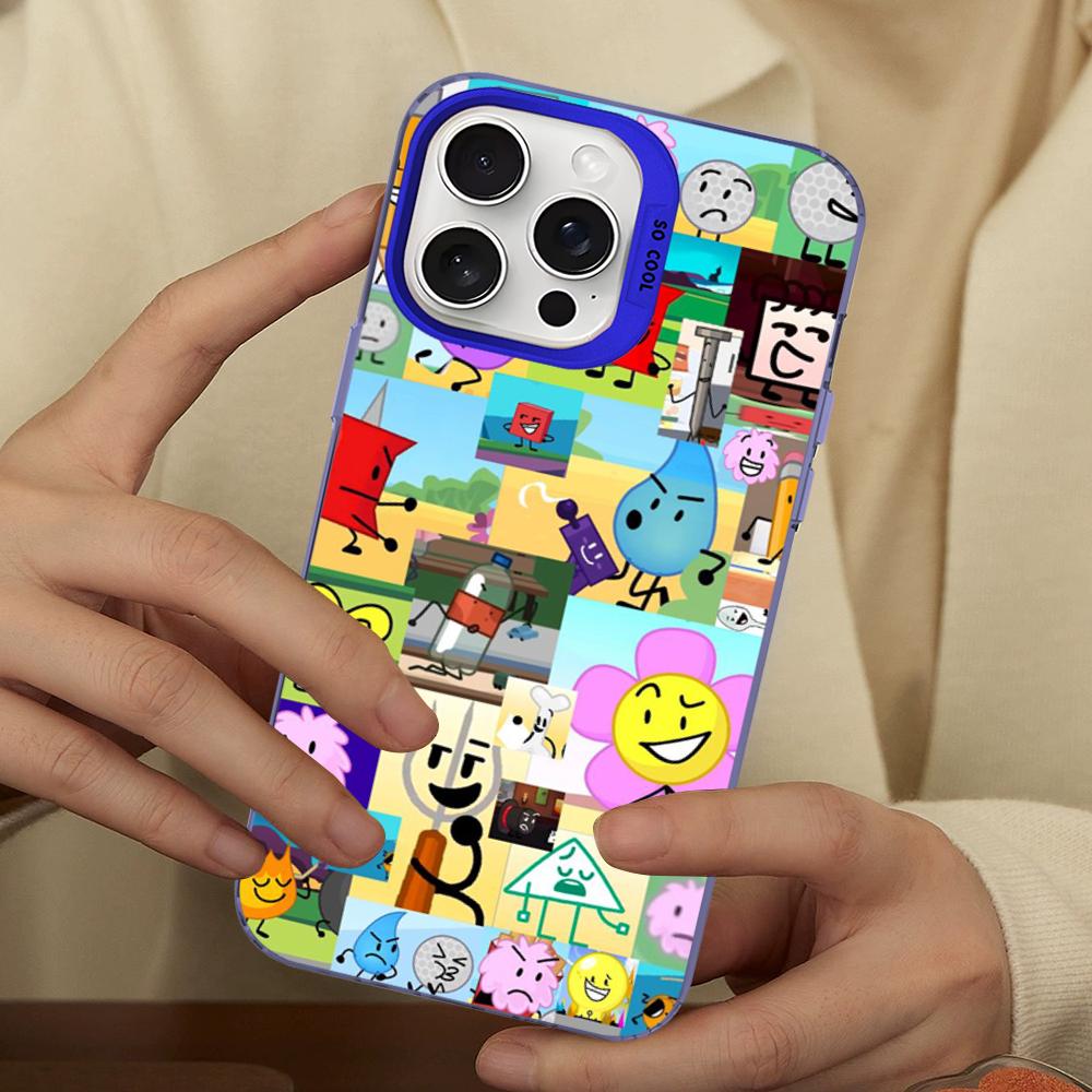 

Bfdi Постер Битва за Остров Мечты Чехол для Телефона для IPhone 16 15 14 13 12 11 Pro Max X XR XSMAX Plus Матовый Ударопрочный Задний Чехол iPhone 16 plus