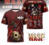 Trend W.A.S.P. Band Album One Alive World Tour 2024 US Canada 3D T-shirt S To 5X