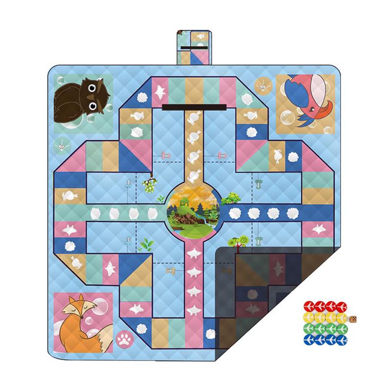 Ultrasonic Flying Chess Picnic Mat