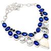 London Blue Topaz Gemstone 925 Sterling Silver Jewelry Necklace 18" SU-9829
