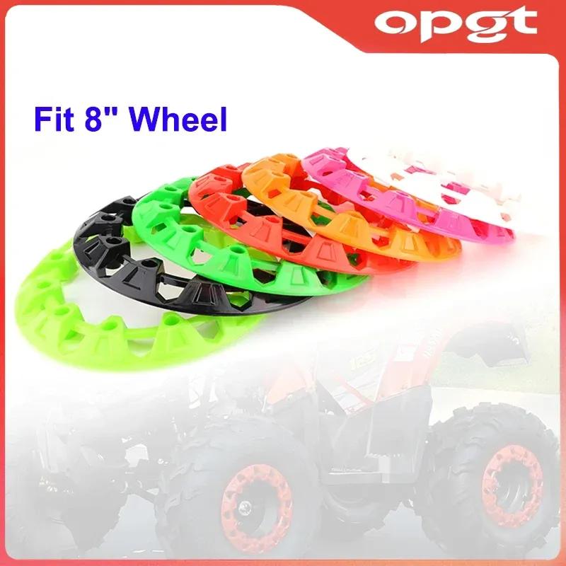 OPGT 8 Inch Wheel Trim Hub Protection Decor Rim Cap Plastic Cover Tires For ATV Go Kart Dune Buggy Quad Bike 4 Wheeler Vehicle