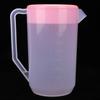 4000ml Large Capacity Non Toxic Plastic Cold Kettle Water Bottle (Transparent White Cover)