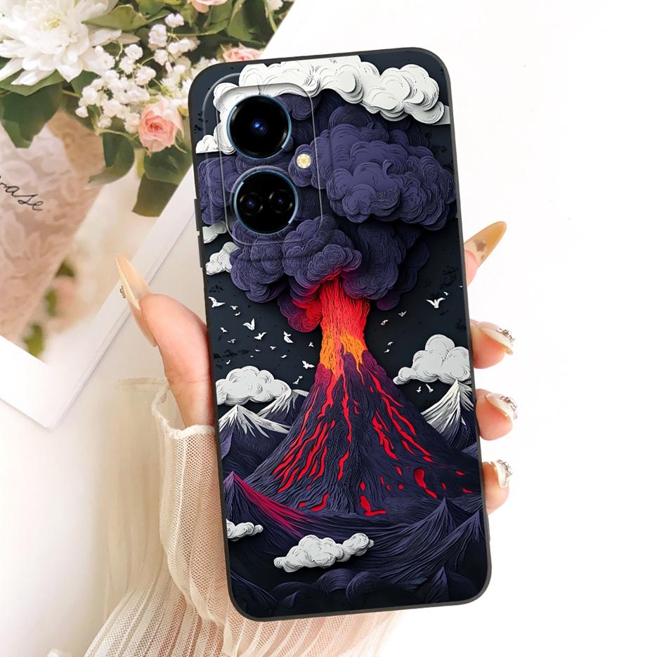 For Tecno Camon 19 Pro 5G Case CI7n Cute Rabbit Cartoon Cover Shockproof Phone Case For Tecno Camon 19 Neo Camon19 Pro Soft Bags