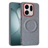 For Oppo Find X9 and X9 Pro Leather Case Magnetic Suction Contrast Color Keys Lens Frame Anti-Fingerprint Soft Silicone Cover