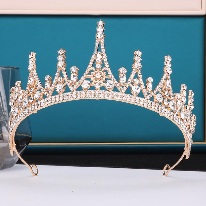 

Корона принцессы на день рождения Тиара Аксессуар для волос Взрослый Церемония Наплечная лента Подарочная коробка Набор корон