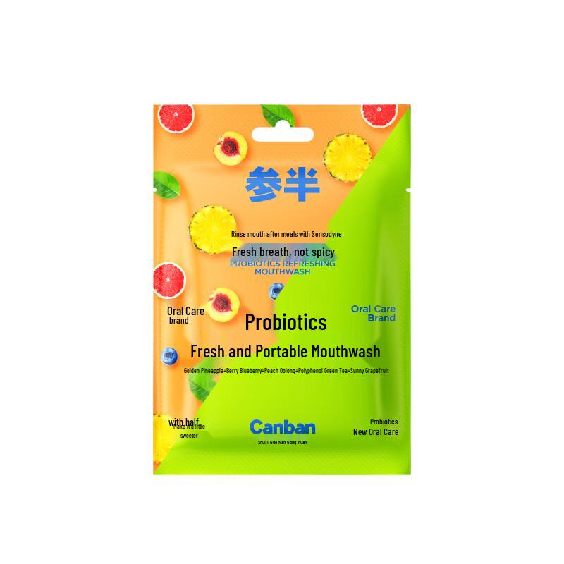 Half-Life Probiotic Fresh Portable Mouthwash Multi-Flavor Pack