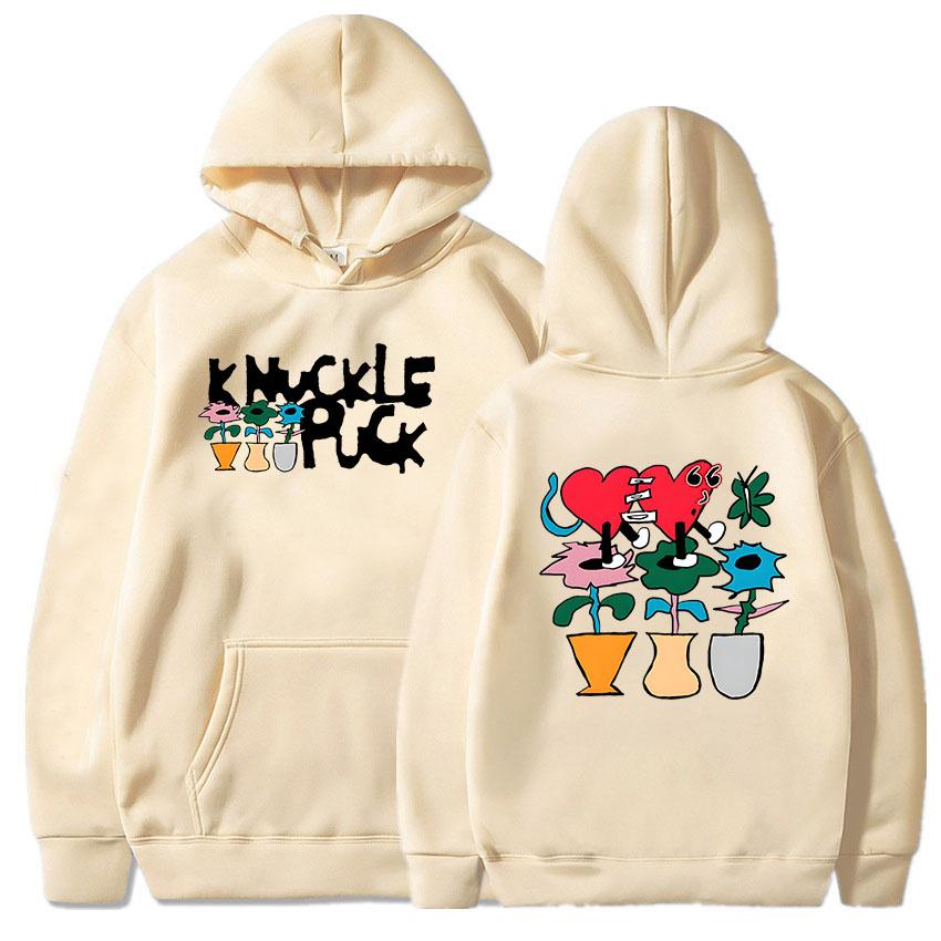 Odzież Damska Streetwear Bluzy Z Kapturem Zespołu Rockowego Knuckle Puck Roupas Femininas Zimowe Z Długim Rękawem