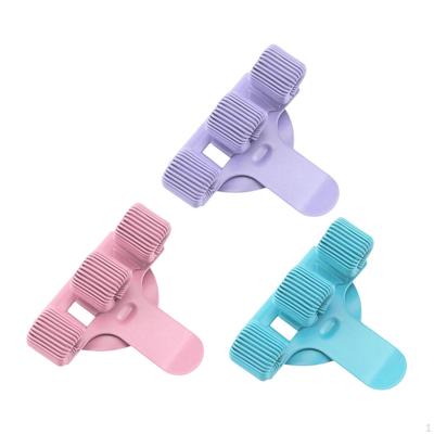 3 Pieces Pen Holders with Clip Fixing Clips Portable Compact Multifunction Triple Holes Metal