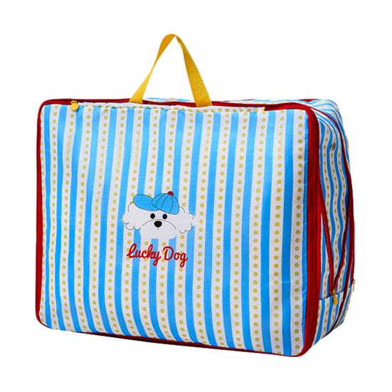 huaqianguhh Travel Storage Bag, Waterproof Oxford Organizer, with Reinforced Handle, Cartoon Print Luggage for Clothes Toiletries Shoes