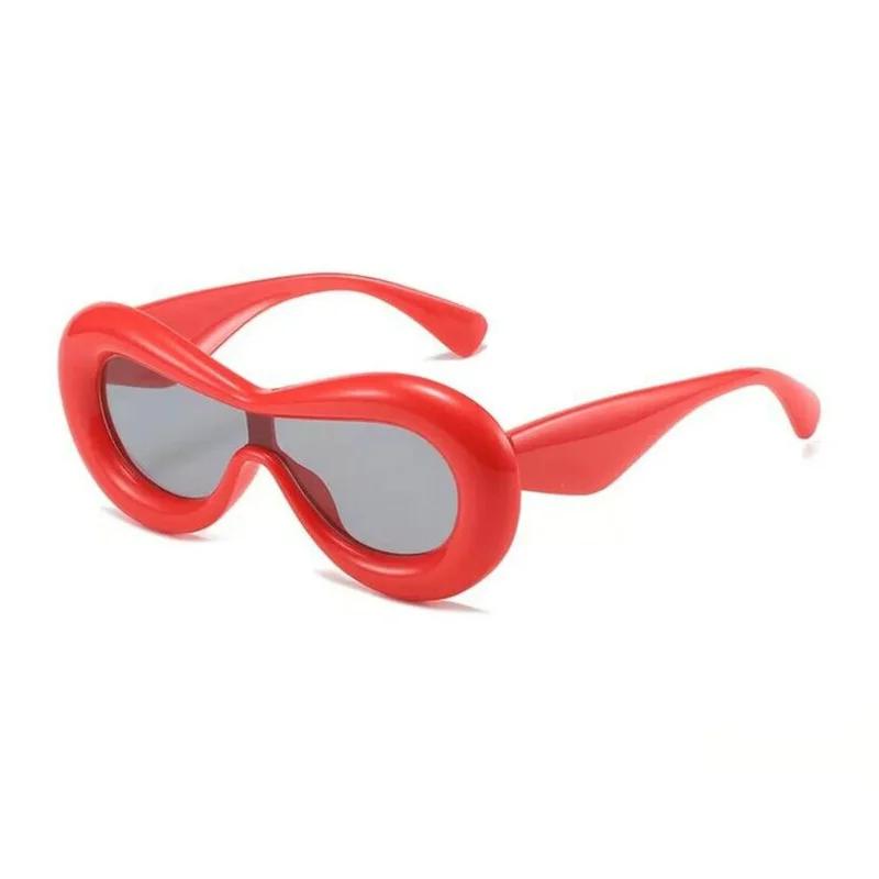 New In Oval Sunglasses For Men Women Fashion Retro Brand Design Shades Eyewear Female Candy Color Goggle Sun Glasses