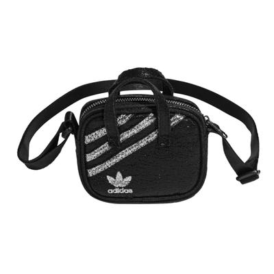Originals Polyester Cotton Blend Coin Purse, Key Pouch, Handbag, Crossbody Bag, Shoulder Bag Mini Unisex Black Adidas HB0012