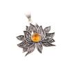 Rare Citrine Gemstone 925 Sterling Silver Jewelry Handcrafted Necklace Pendant CP-23-8