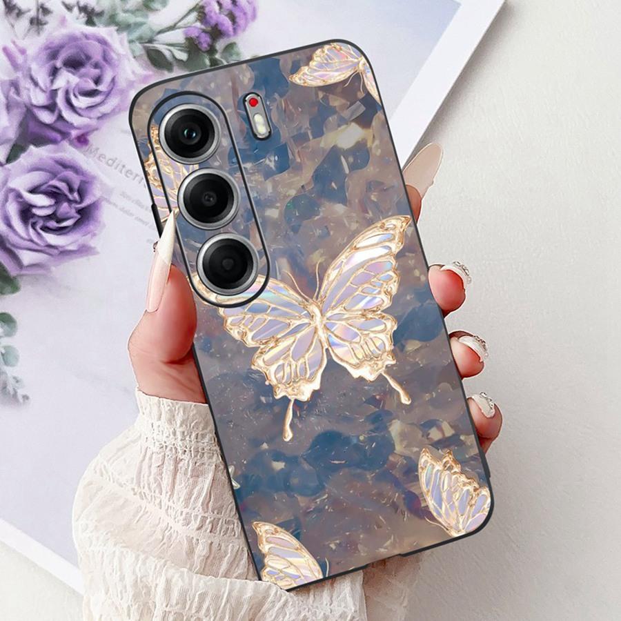 For Tecno Camon 40 Pro 5G Case CM7 Cute Cat Cool Painted TPU Soft Silicone Back Cover For Tecno Camon40 Camon 40Pro Phone Cases