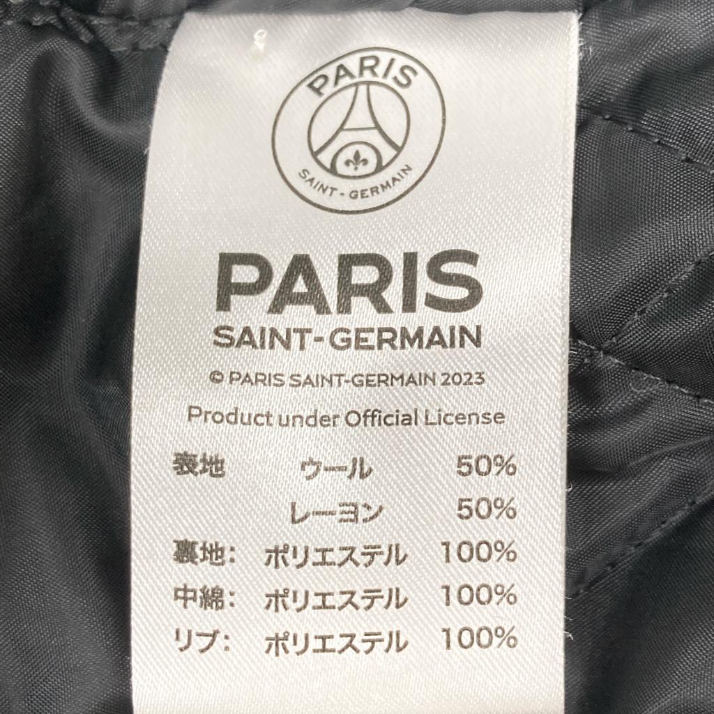 PARIS SAINT GERMAIN Black wool varsity jacket Jacket M blackUsed