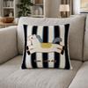 Cartoon Zodiac Horse Pillowcase Soft Festive Square Pillowslip Comfortable Washable Sofa Cushion Cover New Year Decorations