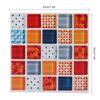 6Pcs Mosaic Self adhesive Wall Tile Sticker Kitchen Oil proof Stickers Bathroom Decor(FX705)