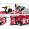 1/50 Ladder Fire Engine Car Model Toy Wheel Pull Back Sprinkler Fire Truck with Light Music Rescue Vehicle Kids Educational Toys