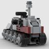 120 small particles MOC building blocks assembly HAV wA6 Dominator Turbine Tank Planet Battle Clone Wars Model Children's Toy