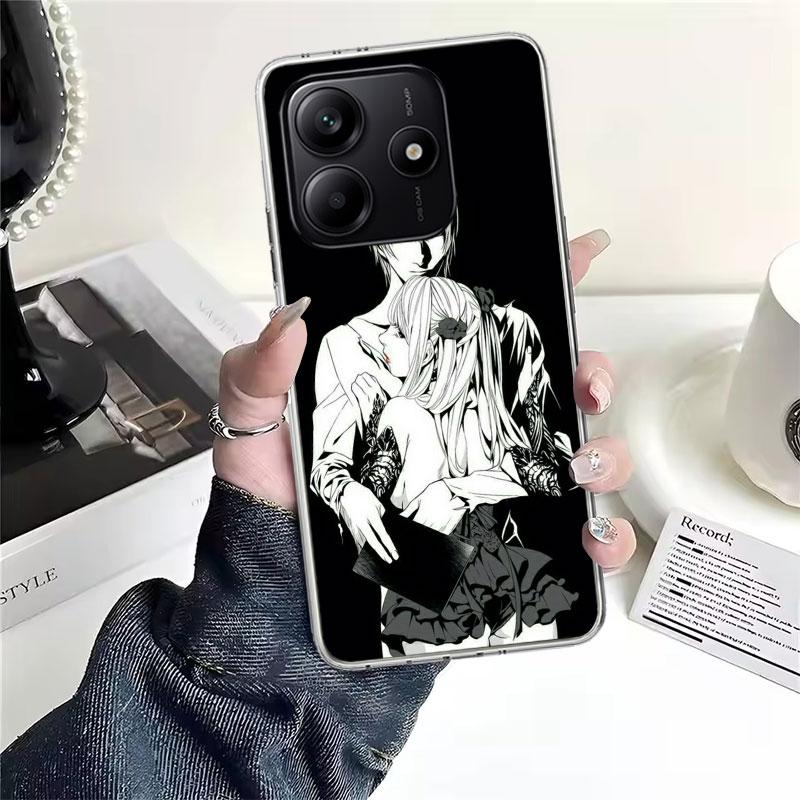 N-Note D-Death Anime Ryuk Soft Phone Case For Xiaomi Redmi Note 15 14 14S 13 12 Pro Plus 12S 11 11S 11E 10 10S 11T 5G Fundas Coq