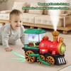 Sounding Spray Train Toy Simulation Steam Educational Toy Creative Electric Steam Train  Gift