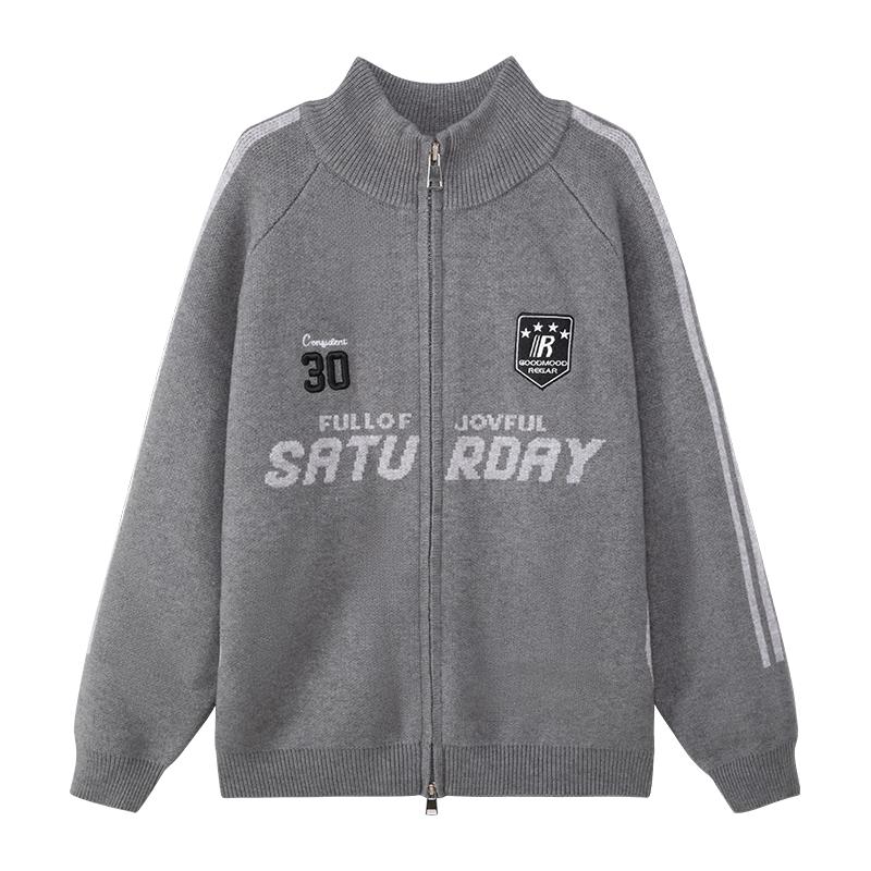 Zuoxi Boys Autumn/Winter Knit Cardigan 140