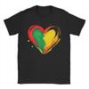 African Heart Black History Month African American T Shirt Summer Harajuku TShirts Unisexs Clothing ShortSleeved Vintage Tshirt