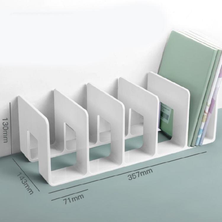Acrylic Bookends Book Storage Stand File Sorter Reading Shelf Book Stands Decorative Bookends