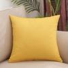 Simple Solid Color Pillow Linen Home Pillow Case Sofa Cushion