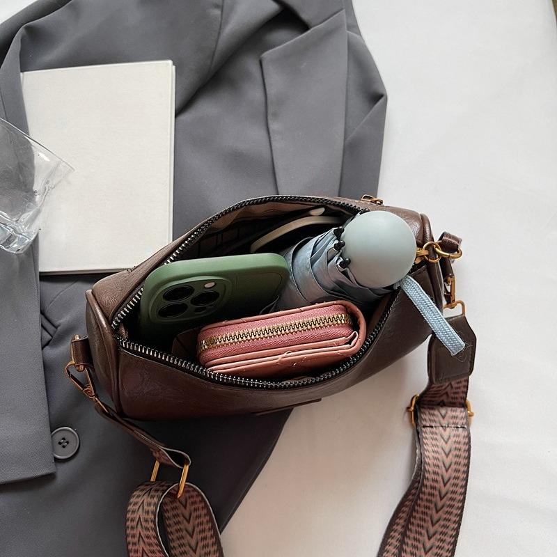 Fashionable Women's Shoulder Bag for Girl Fashion Style Boston Tote Bag Pu Leather Retro Underarm Bag Female Accessory