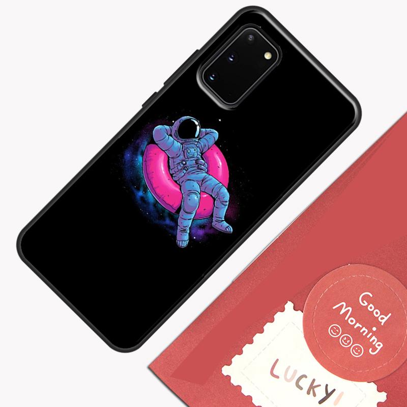 Astronaut Star Space Phone Case For Samsung Galaxy S24 S26 Ultra S20 S21 S22 S23 S25 Plus S10 S25 FE Cover Shell