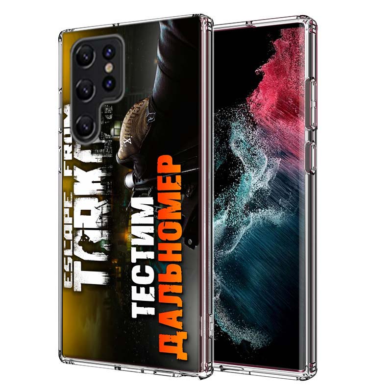 Escape From Tarkov Capa Phone Case For Samsung S26 Ultra S25 Edge Galaxy S23 S21 S20 S24 FE S22 S10 Plus Cover Clear TPU Shell C