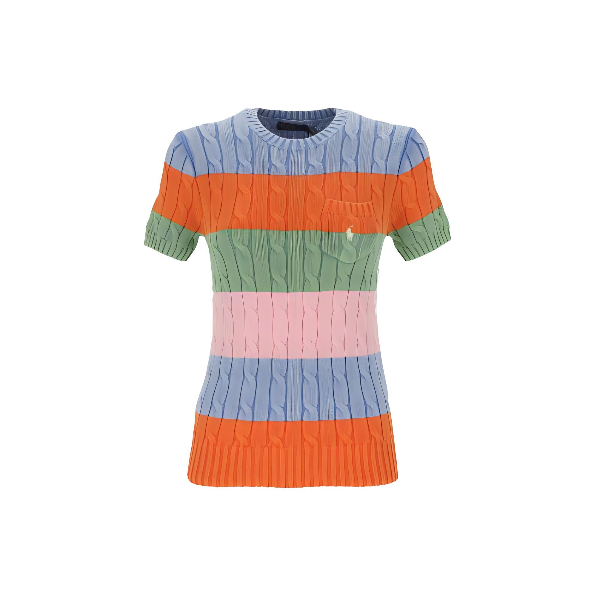 

Polo Ralph Lauren Color Block Crew Neck Short Sleeves свитер женский свитер многоцветный 211935307-001 L