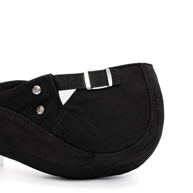 Spring Summer Peaked Cap Men's Letter Embroidered Forward Cap Cotton British Beret Newsboy Cap